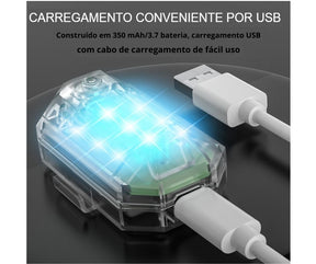 Luminix 3.0 - Lâmpada Flash Led Controle Remoto Sem Fio