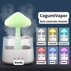 CogumiVapor: Umidificador com som de chuva