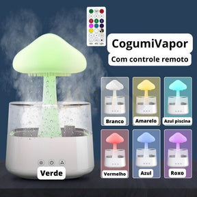 CogumiVapor: Umidificador com som de chuva