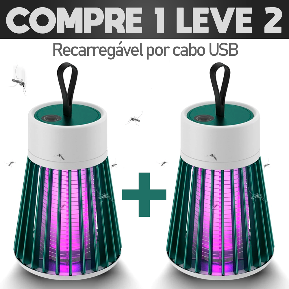 UltraLamp 2.0 - Mata Mosquitos - Compre 1 Leve 2